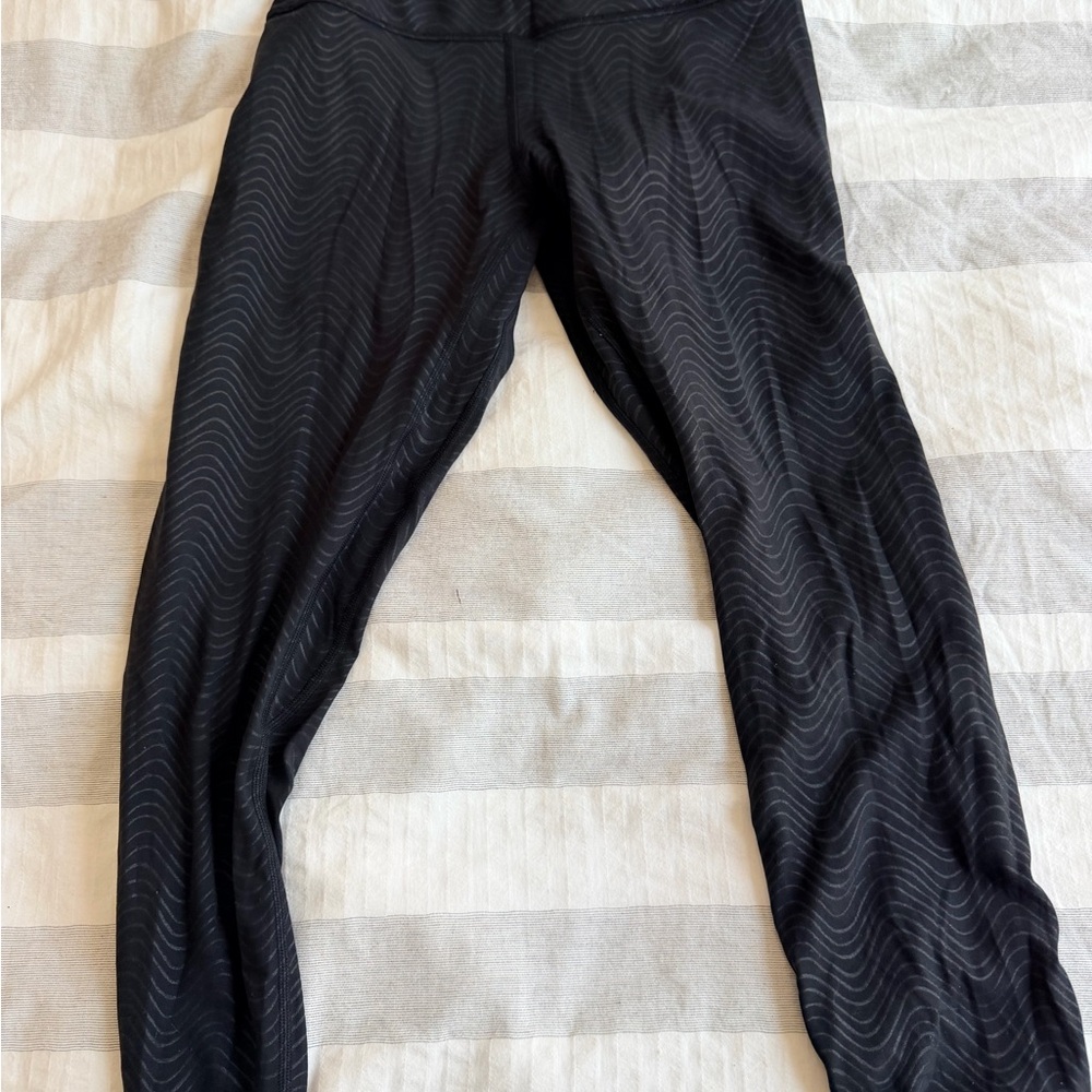 Lululemon Athletica Black Wave Leggings